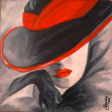 Woman in hat