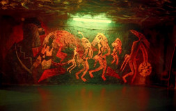 The interior of the club &quot;the Cave&quot;