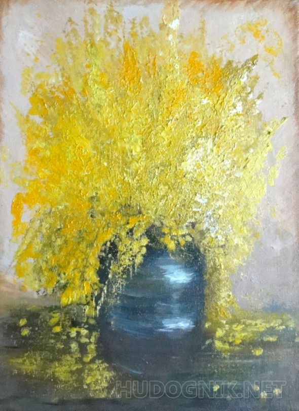 Картина Солнечные цветы. Размеры: 30x40, Год: 2019, Цена: 4000 рублей ...