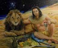 Amon Ra y león