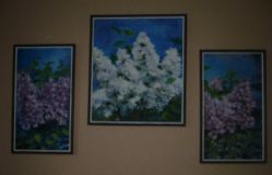 Lilac. Triptych.