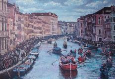 Venecia, la regata