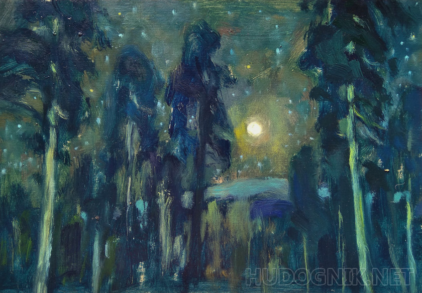 Лунная ночь малевич картина