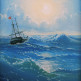Миниатюрная копия с картины Айвазовского 2