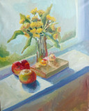 Summer still life by the window