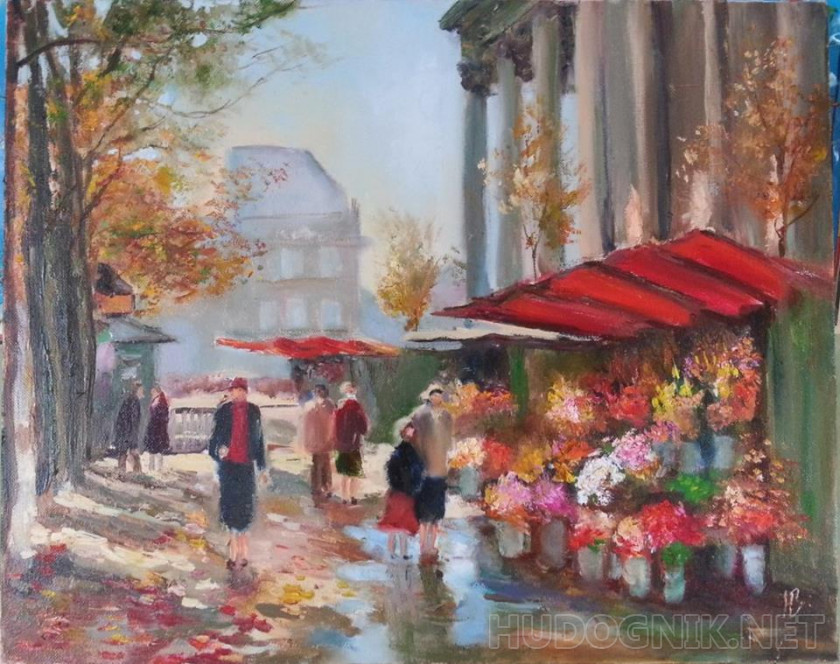 Цветочный рынок. Париж