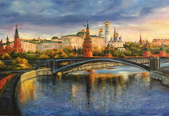 Картина Россия. Москва. Кремль. Размеры: 60x40, Год: 2020, Цена: 29000 ...