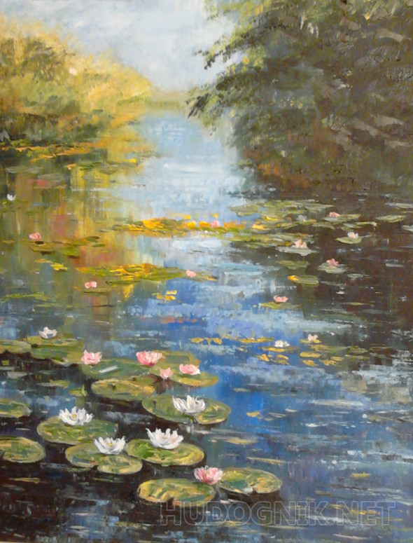 Картина "Пруд". Размеры: 40x50, Год: 2019, Цена: 15000 рублей Художник ...