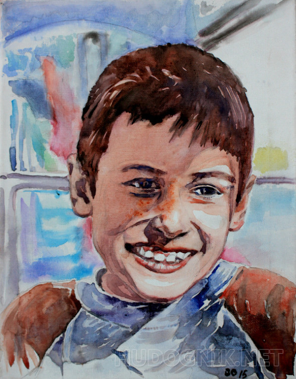 Картина Мой внук Иван. Размеры: 28x35, Год: 2015, Цена: 0 рублей ...
