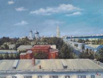Voronezh. La vista desde la ventana