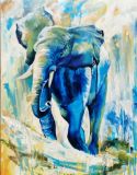 Elefante azul