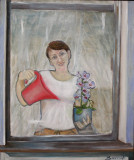 Neighbor with orchid