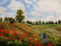 Copy Monet Poppies near Argenteuil