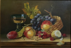 Still life with a basket