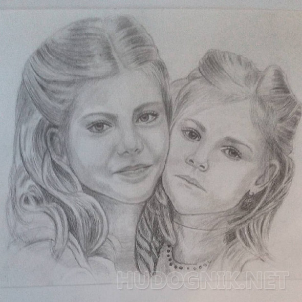Картина Портрет на заказ.. Размеры: 30x40, Цена: 2500 рублей Художник ...