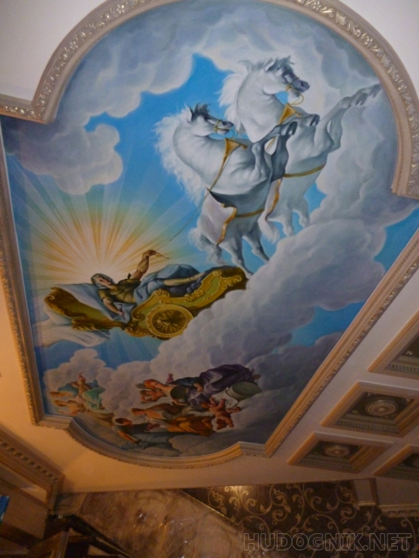 роспись потолка Борисполь