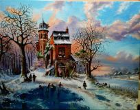 "Dutch winter Landscape"