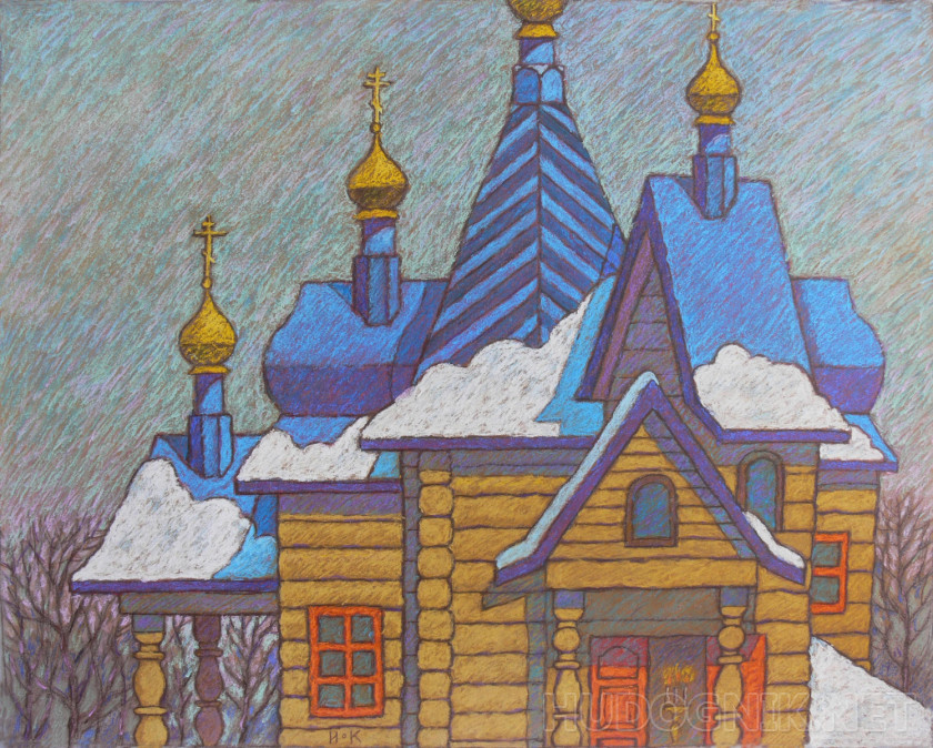 Belgorod. Vvedensky Temple in winter