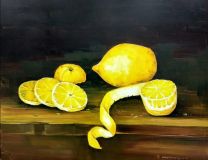 Bodegón con limones