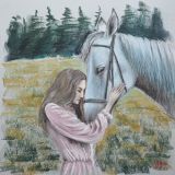 girl with horse