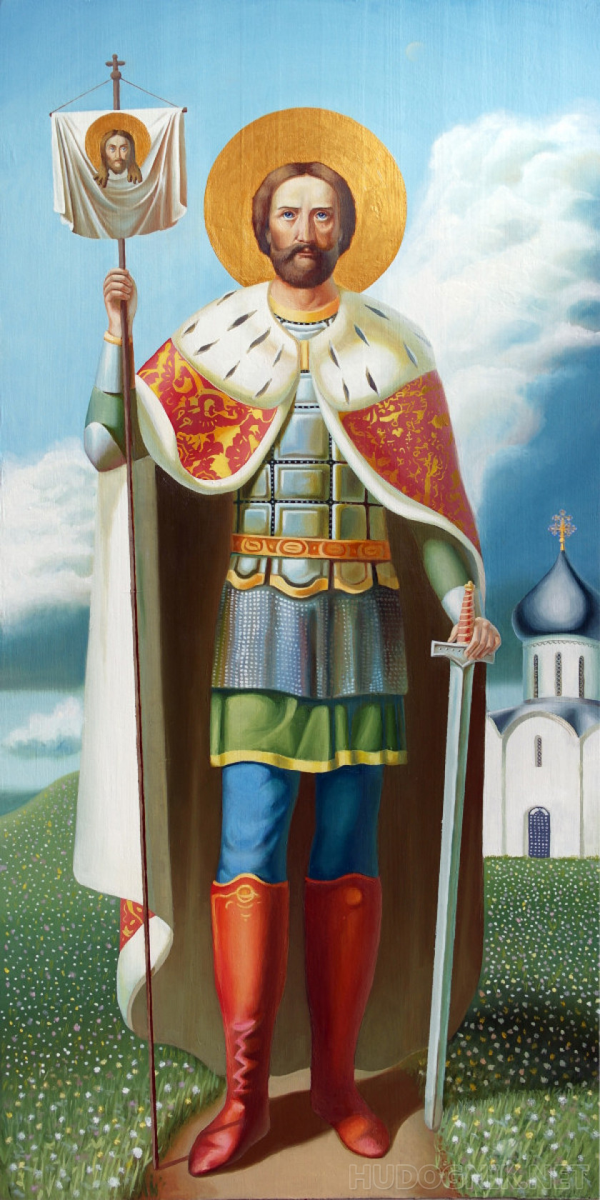 Икона Александра Невского Фото