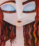 Portrait of a redheaded girl