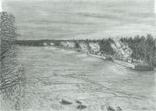 Январский гром. Эсминцы Балтийского флота ведут огонь по позициям немецких войск 14 января 1944 г.