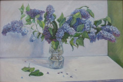 A bouquet of lilacs