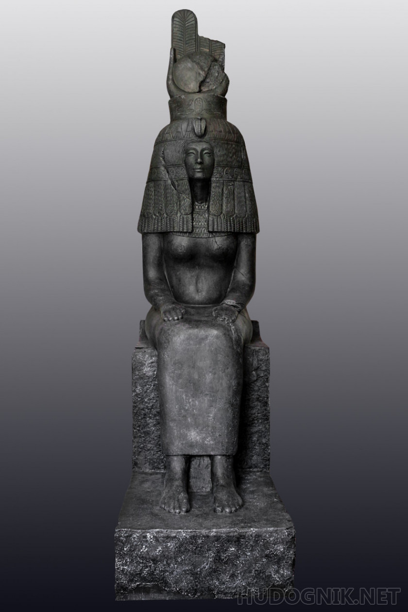 Nefertiti on the throne