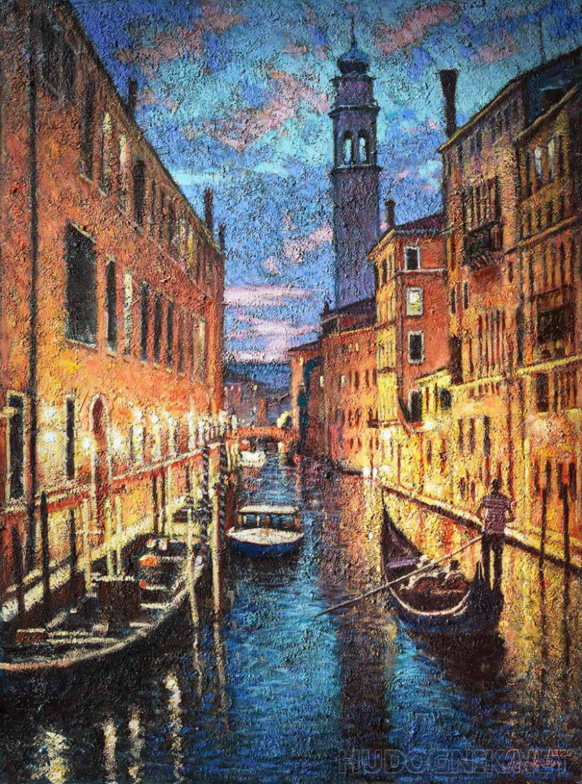La belleza de la Venecia vespertina