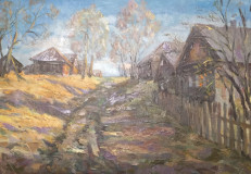 Autumn. Volosnitsa village