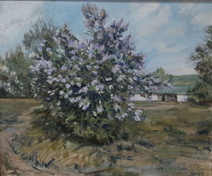 lilacs at the stables in Yasnaya Polyana