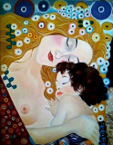 Tres edades de una mujer (copia gratuita de Klimt)