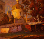 Обитель. Церковь Косьмы и Домиана в деревне Летово.