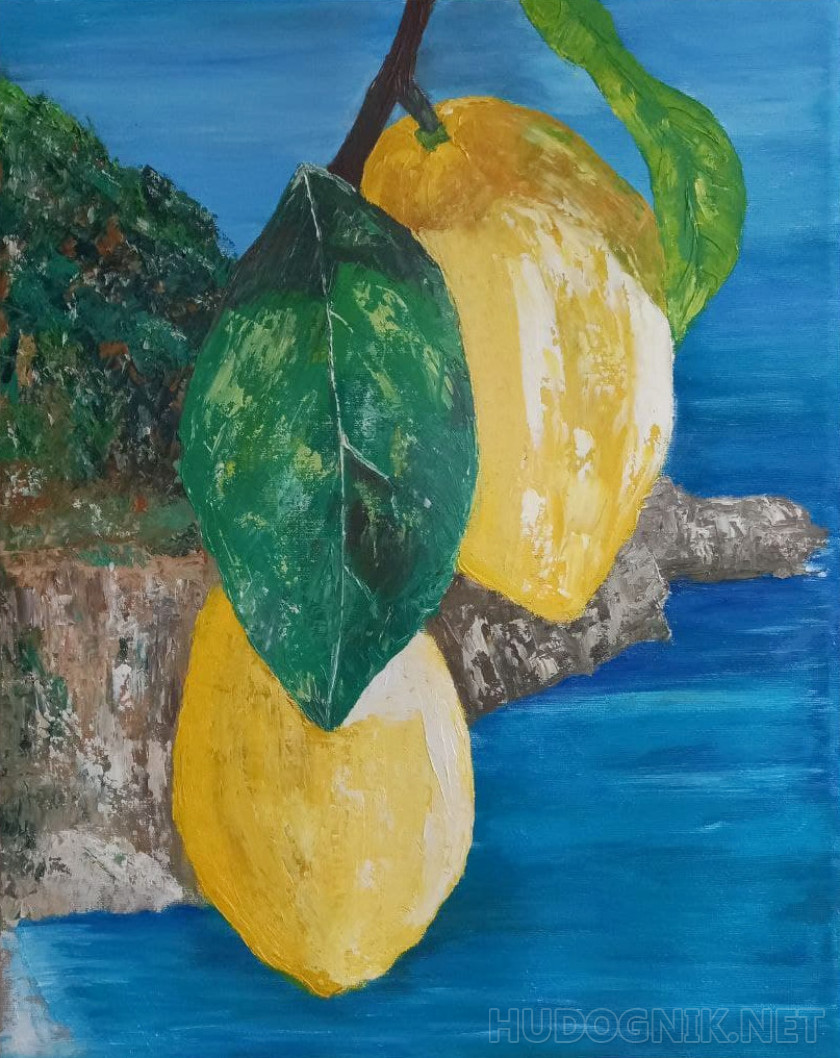 Juicy lemons on the mountain