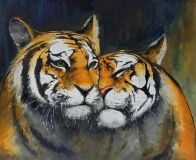 Картинка на рабочий стол: любовь, дикие кошки, тигры