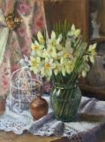 still life with daffodils