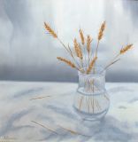 Wheat in a vase