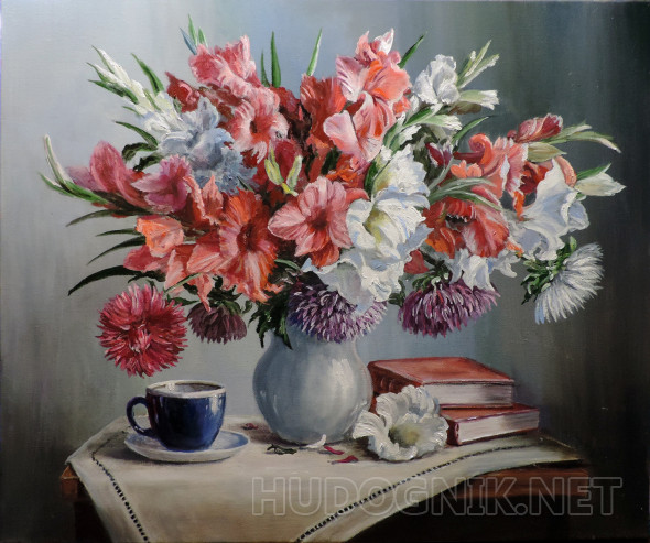 Картина Гладиолусы. Размеры: 60x50, Год: 2022, Цена: 17700 рублей ...