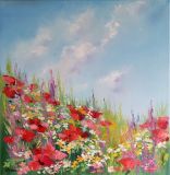 "Poppies. Hot afternoon"
