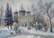 Winter in Moscow. Izmailovo Manor
