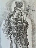 Ejemplar gratuito de Albert Dürer&#039;&#039;Madonna and Child&#039;&#039;.
