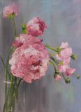 "Peonies in a glass"