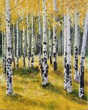 among the birches