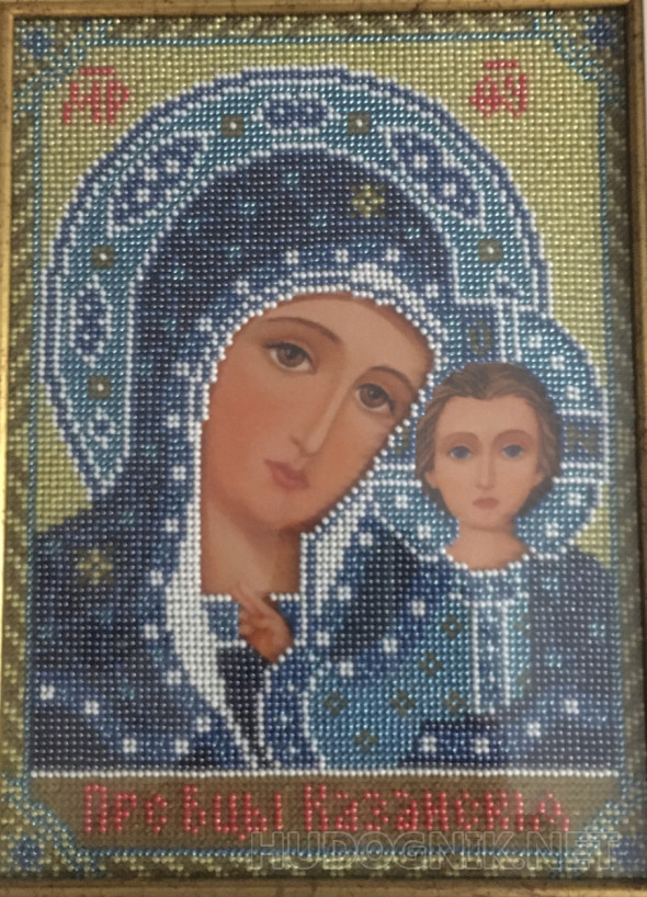 Картина Икона Казанской Божьей Матери. Размеры: 29x35, Год: 2020, Цена ...