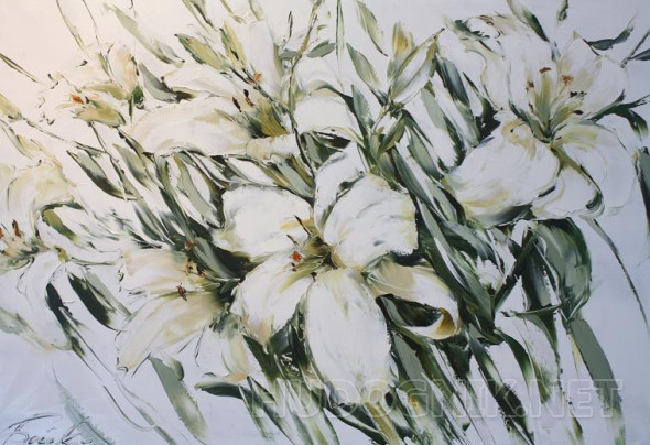 Картина Лилии. Размеры: 80x60, Цена: 33000 рублей Художник Бойко Евгений