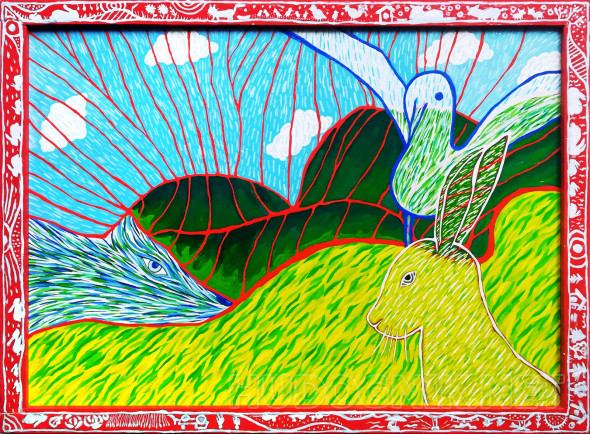 Картина Обитатели холмов. Размеры: 70x50, Цена: 25000 рублей Художник ...