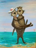 Love. Cats on the sea