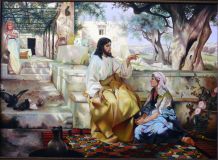 Cristo en la casa de María y Marta