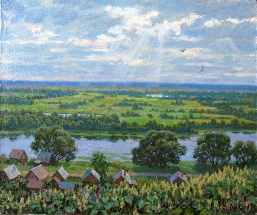 У деревни Удолье.